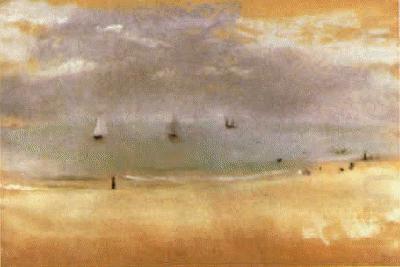 Edgar Degas Beach Landscape_2 oil painting picture